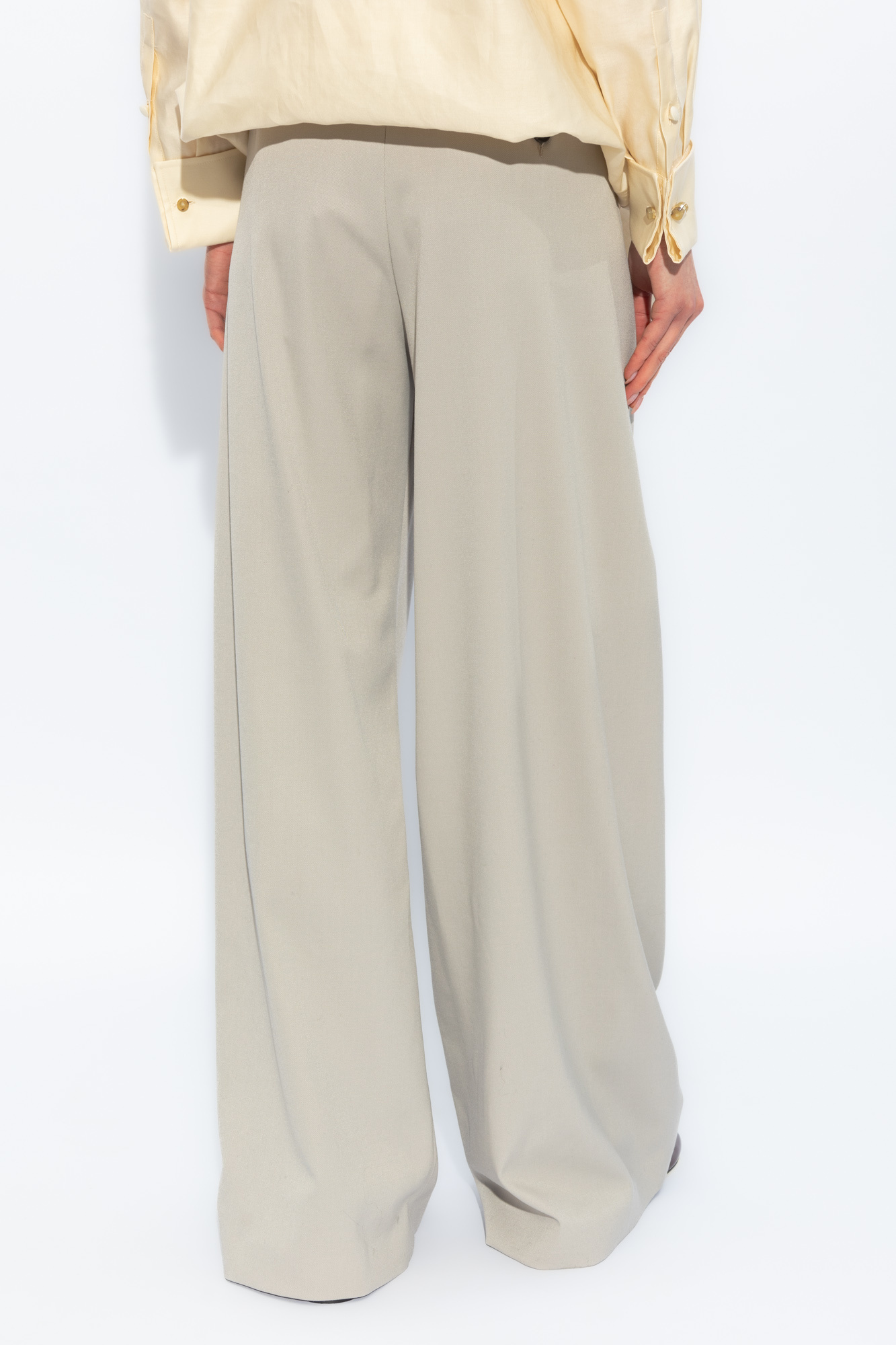 Grey Wide leg trousers MM6 Maison Margiela - Vitkac GB